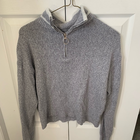 grey bluenotes half zip - Picture 1 of 3